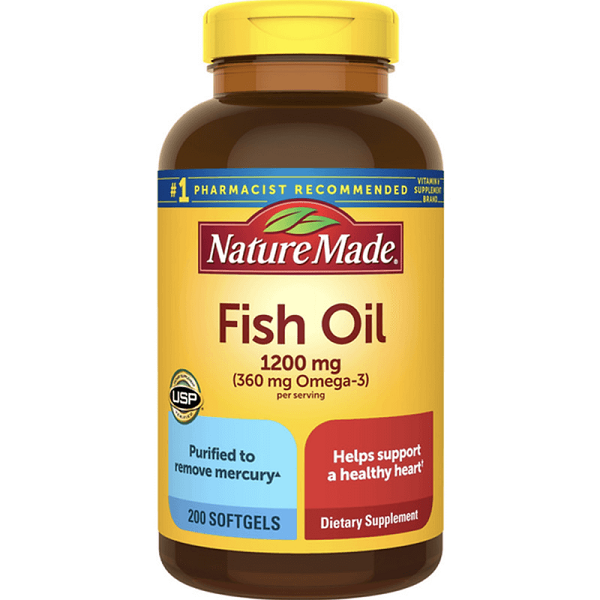 Nature Made Fish Oil bảo vệ sức khỏe tim mạch